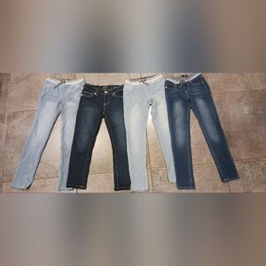 Four Pairs of Girls Size 10 Buffallo David Britton Jeans